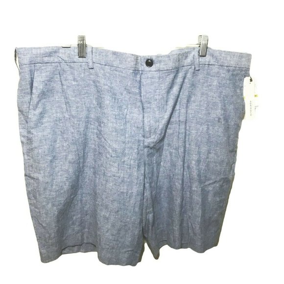 Perry Ellis Other - 😍Perry Ellis Portfolio Blue Linen Blend Shorts 44